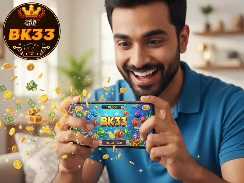 Playing fish shooting games on BK33 is safe, and the bonuses are also significantly higher.